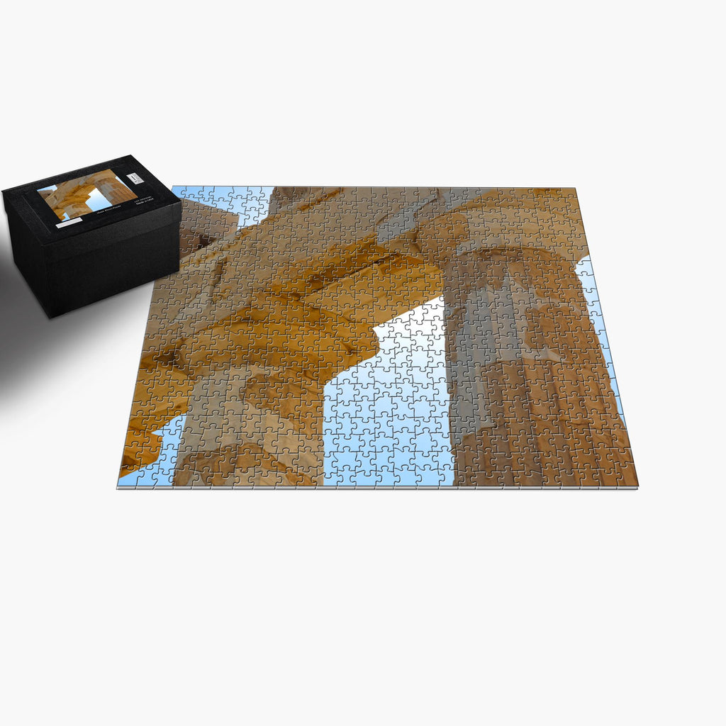 Sam Gilliss Visual Arts puzzle featuring the Parthenon at the Acropolis, Greece, with 1000-piece fine art jigsaw puzzle.