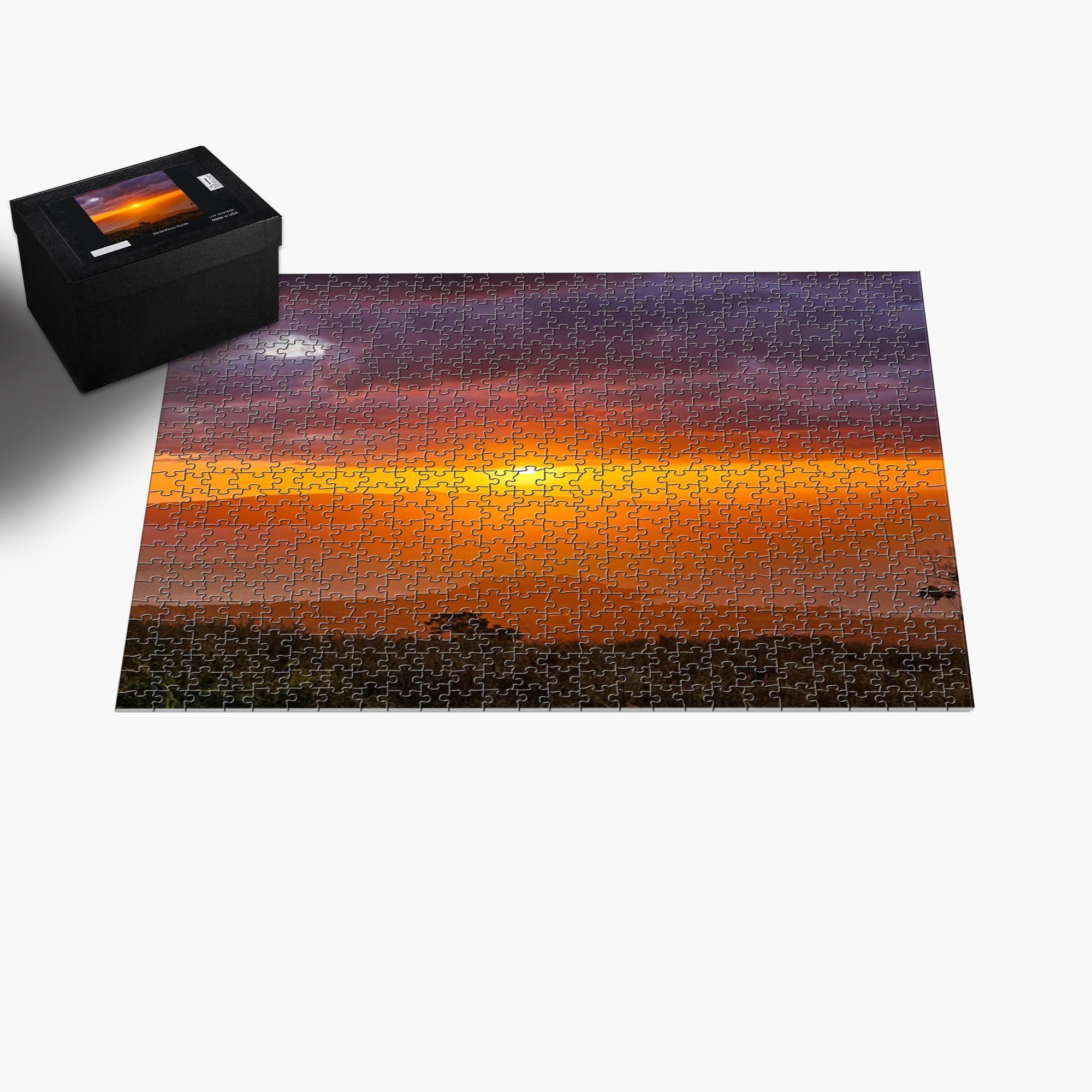 Sam Gilliss Hawaiian Sunset Ocean jigsaw puzzle, featuring vibrant ocean and sunset scene, 100–1000 pieces, from Keokea collection.