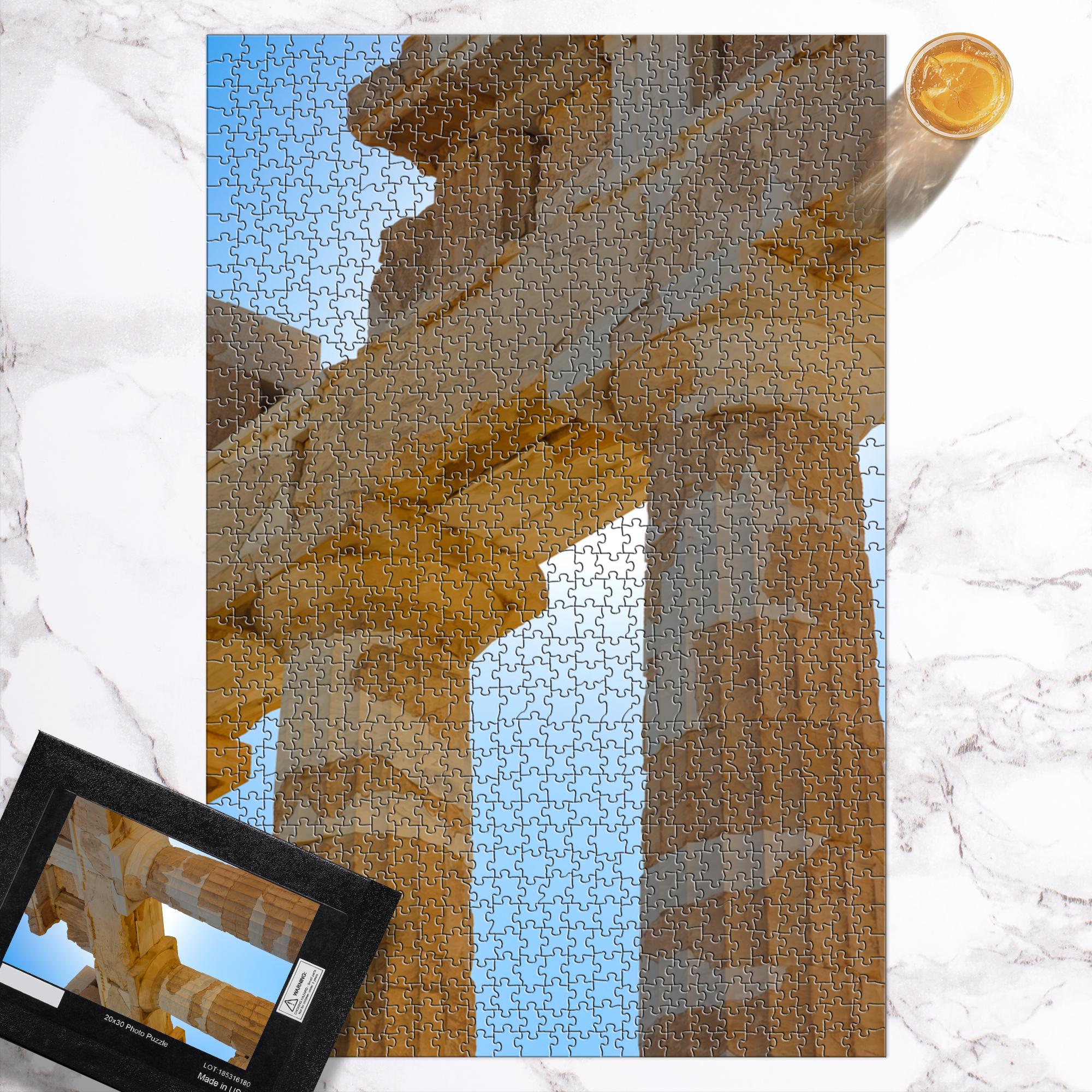 Sam Gilliss Visual Arts Parthenon at the Acropolis puzzle featuring Athens Greece, with a detailed image of the ancient monument.