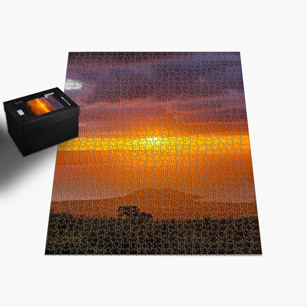 Sam Gilliss Hawaiian Sunset Ocean jigsaw puzzle, featuring vibrant ocean and sunset scene, 100-1000 piece puzzle artwork.